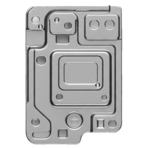 stamped and formed internal mounting bracket for a smartphone camera module