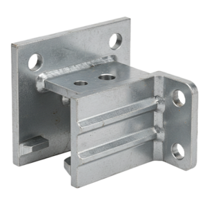 stamped and formed sheet metal bracket used in farm equipment